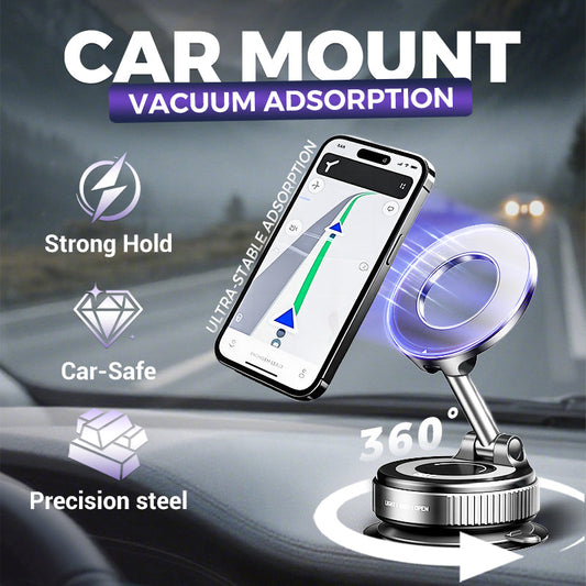 🔥Mehr kaufen mehr sparen🔄360° verstellbarer magnetischer Vakuum-Telefonhalter📱🚗