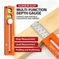 📏 50% RABATT! 🔧 Multifunktionales Markier-Lineal mit Wasserwaage – Präzises Anzeichnen, integrierte Libelle & ideal für Holzarbeiten, Fliesenlegen und DIY-Projekte 🛠️