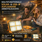 Vielseitige LED-Solar-Arbeitsleuchte 🔥