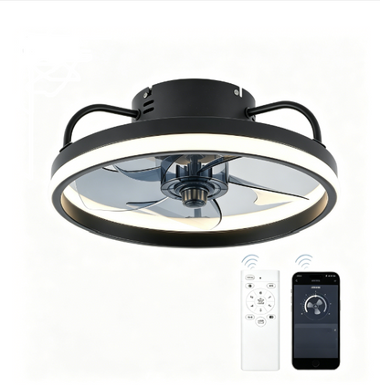 💨💡 49% RABATT! Moderner leiser Deckenventilator mit LED-Beleuchtung – 3 Geschwindigkeiten, Fernbedienung & energieeffizient – Perfekt für Schlaf- & Wohnzimmer ✨