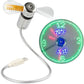 🔥2026er Top-Angebot: 50 % Rabatt🔥 USB-Ventilator mit LED-Uhr und Beleuchtung