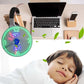 🔥2026er Top-Angebot: 50 % Rabatt🔥 USB-Ventilator mit LED-Uhr und Beleuchtung