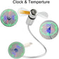 🔥2026er Top-Angebot: 50 % Rabatt🔥 USB-Ventilator mit LED-Uhr und Beleuchtung