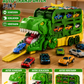 🦖 Der Dinosaurier, der Autos frisst! Transporter, Rennstrecke & Spielzeug in einem