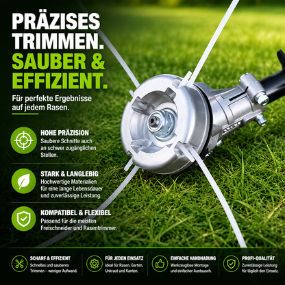 🌿 🔧 Aluminium-Trimmerkopf für Rasentrimmer & Freischneider – Universelle Passform, Robuste Konstruktion & Ideal Für Effizientes Mähen Und Unkrautentfernung 🏡