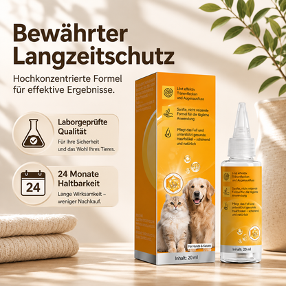 🔥Gentle Pet Augenfleckenentferner-Essenz – Pflegende Tropfen