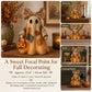 🎃✨Beleuchteter Vintage Patchwork-Geist – Halloween Deko mit warmem Licht, Batteriebetrieb, Farmhouse-Stil
