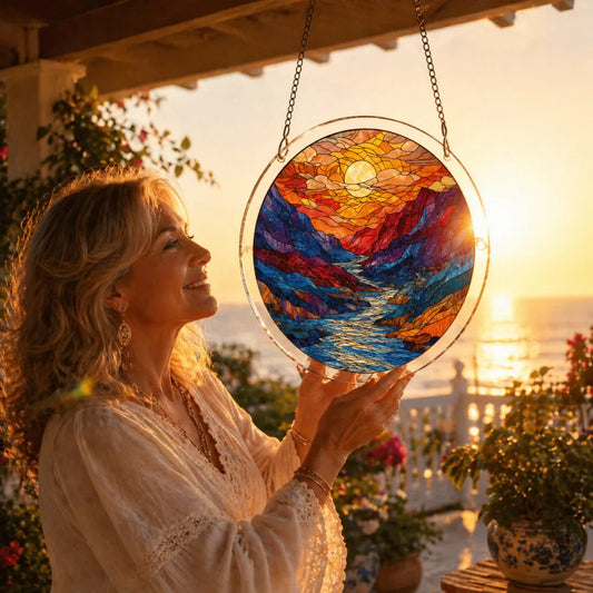 🔥 LETZTER TAG: 50 % RABATT ☀️🛍️ Acryl-Puzzle-Sonnenfänger (80 Teile)