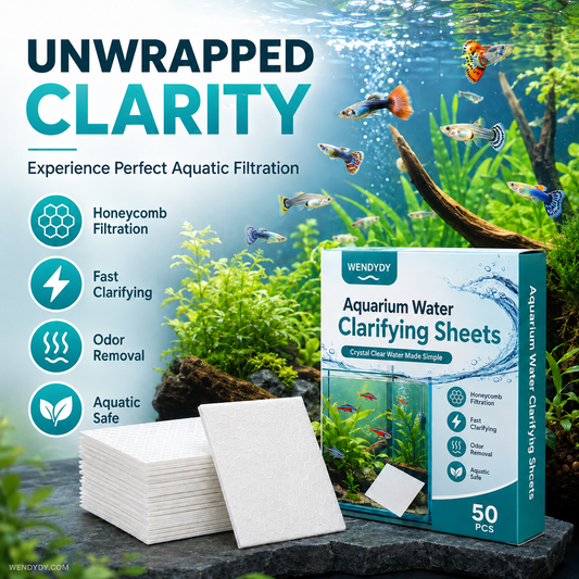 🐠 1 KAUFEN, 1 GRATIS DAZU! ✨ WASSERKLÄRER-PADS FÜR AQUARIEN – Kristallklares Wasser innerhalb von 24 Stunden, entfernt Gerüche und Verunreinigungen, sicher für alle Fische und Pflanzen 🌿🔮