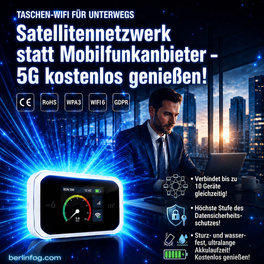 Pocket-WLAN mit Kompatibilität zu allen Netzwerken