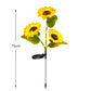 Wasserdichte Solar-Gartenleuchte in Sonnenblumenform