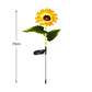Wasserdichte Solar-Gartenleuchte in Sonnenblumenform