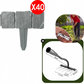 ⏰LIMITIERTES ANGEBOT: 50% RABATT! 🌿 Gartenzaun aus Kunststein – Wetterfest, Langlebig & Einfach zu Installieren 🏡