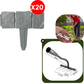 ⏰LIMITIERTES ANGEBOT: 50% RABATT! 🌿 Gartenzaun aus Kunststein – Wetterfest, Langlebig & Einfach zu Installieren 🏡