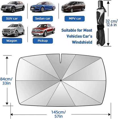 🌞 49% Rabatt 🌈 Faltbarer Auto-Sonnenschutz für die Windschutzscheibe