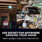 ⏳ Nur noch heute: 49 % Rabatt 🔥 40-W-LED-Deckenventilator mit Licht – 20,5 Zoll, extrem leise, inkl. Fernbedienung 🎯 | E27-Fassung + kostenloser B22-Adapter 🔌 | Ideal für Schlafzimmer 😴, Küche 👩‍🍳 & Garage 🛠️ – Bereit für UK! 🇬🇧