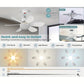 ⏳ Nur noch heute: 49 % Rabatt 🔥 40-W-LED-Deckenventilator mit Licht – 20,5 Zoll, extrem leise, inkl. Fernbedienung 🎯 | E27-Fassung + kostenloser B22-Adapter 🔌 | Ideal für Schlafzimmer 😴, Küche 👩‍🍳 & Garage 🛠️ – Bereit für UK! 🇬🇧