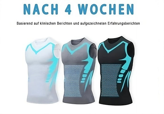 👚 50% RABATT! 🔥 Ionic Shaping ärmelloses Shirt – 2025 Neue Version – Figurformend, atmungsaktiv & perfekt für unter jedem Outfit ✨