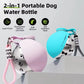 🎁 TOP-ANGEBOT – Bis zu 50 % RABATT 🔥 2-in-1 Tragbare Hunde-Wasserflasche für kleine Hunde - Auslaufsicher & Kompakt.