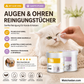 🎉Über 55.000 verkaufte Exemplare 🐾 Natürliche, pflanzliche Augen- und Ohrenreinigungstücher für Haustiere, sanfter Aloe-Entferner für Tränenflecken bei Hunden und Katzen