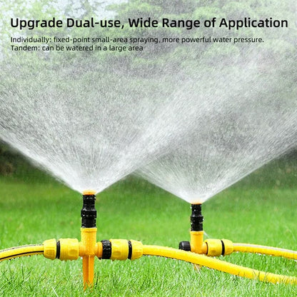 🏡 1 kaufen, 1 gratis erhalten ✨ Automatisches, um 360° drehbares Bewässerungssystem – Gartensprinkler für Gärten, Rasenflächen und Terrassen 🌿💦