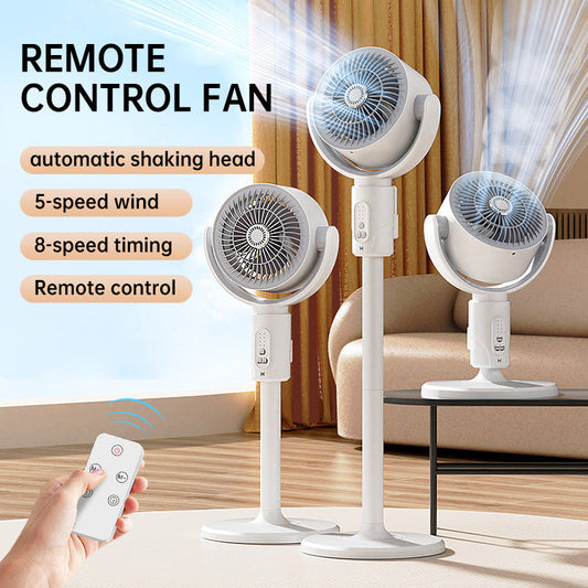 🎊Sommeraktion: 50 % Rabatt und versandkostenfrei🌀✨Motor Standventilator, 20dB sehr leiser Ventilator, 30m Wurfweite, 2465m³/h Luftvolumen, Fan mit Fernbedienung & Kühlung