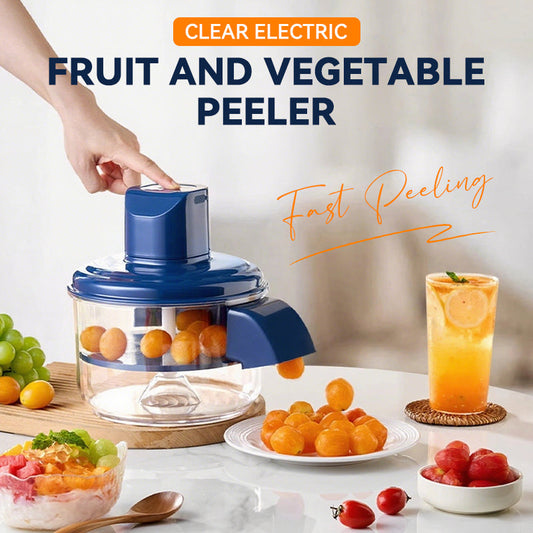 ✨42% RABATT! 🍇🧄 Transparenter elektrischer Obst- und Gemüseschäler – Schnell, einfach und effizient. Perfekt für die täglichen Küchenarbeiten!