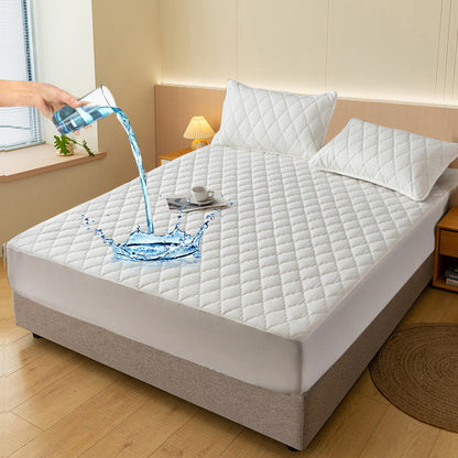 🛌✨ ZEITLICH BEGRENZT – 50% RABATT! Wasserdichte Wattierte Matratzenauflage & Kissenbezüge Set – Atmungsaktiv, pflegeleicht & allergenarm 💦