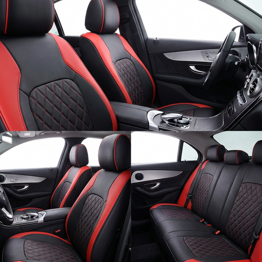🚗✨ 43% RABATT! 9-teiliges Leder-Autositzbezug-Set – Universelle Passform, Atmungsaktiv & Leicht zu Reinigen für perfekten Innenraum 🛋️