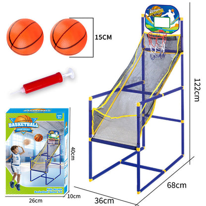 ⏰🚚💨Basketball-Arcade-Spiel für Kinder (Indoor) mit 4 Bällen🏀