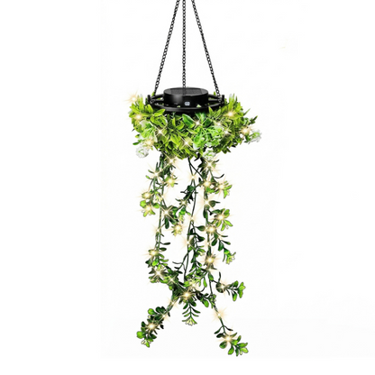 💎50% Rabatt✨🔥Solarbetriebene Hängelampe aus Milangras🌿Gestalte deinen eigenen gemütlichen Garten💡