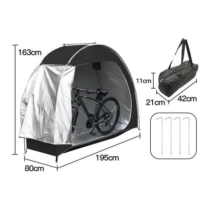 ⏳Zeitlich begrenzt: 42 % Rabatt⏰ Vielseitiger, tragbarer Outdoor-Schuppen für Fahrräder⛺