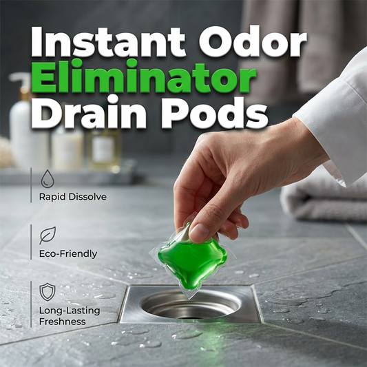 🥳2026 HOT SALE🥳💞50K+ SOLD!🏠 Drain Deodorizer Pods – Bio‑enzyme formula neutralizes smells at the source. Instant fresh scent, no harsh chemicals. Say goodbye to embarrassing odours. 🚰✅
