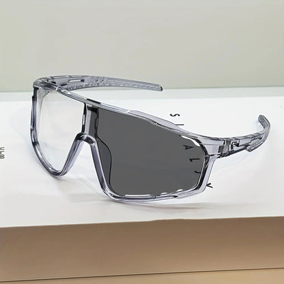 🛫 Photochrome Fahrradsonnenbrille mit UV400-Schutz – Selbsttönend, Ultraleicht & Winddicht