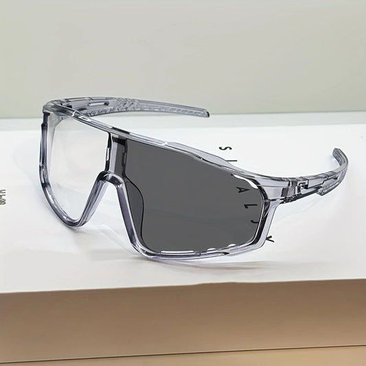 🛫 Photochrome Fahrradsonnenbrille mit UV400-Schutz – Selbsttönend, Ultraleicht & Winddicht