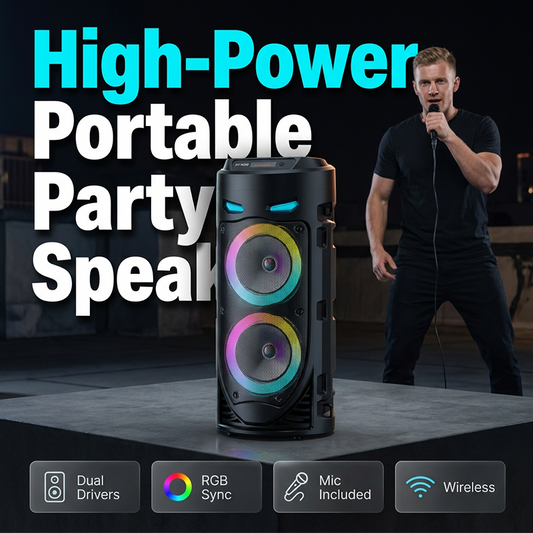 📢Mid-Season Sale: −48% nur für kurze Zeit⏰🔊 Multifunktionaler Bluetooth-Lautsprecher für Outdoor – leistungsstark, kabellos & ideal für Gartenpartys, Camping & Sport 🎵🌿