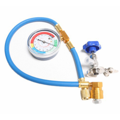🔧 50% RABATT JETZT! ❄️ R134a-Klimafüllschlauch mit Manometer – auslaufsicher, gut ablesbar & kompatibel mit Autos, Lastwagen oder Haushaltsklimaanlagen – sicheres DIY-Nachfüllen 🚗
