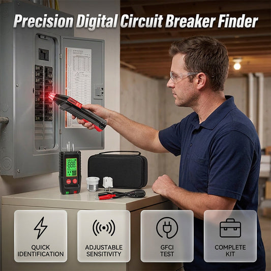 ⚡🔌 Digital Circuit Breaker Finder and Outlet Tester Kit Sicherungen finden, Steckdosen testen – in Sekunden. 🔥✨