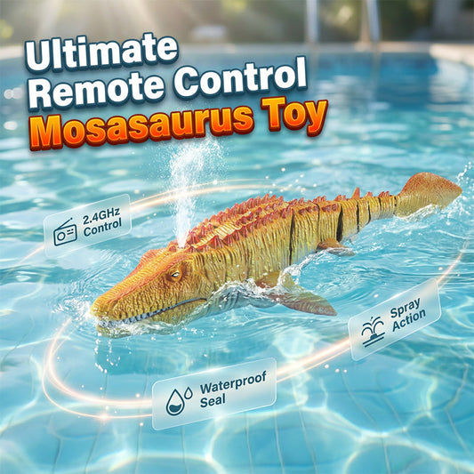 2.4-GHz-RC-Mosasaurus-Schwimmspielzeug mit Wassersprühfunktion