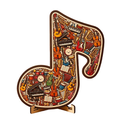 📢📢48 % Rabatt!!🥳💞 50K+ VERKAUFT! ⚡🧩Holzpuzzle in Form einer Musiknote
