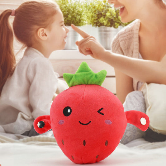 🍓🍌🍊 49% RABATT! Interaktive Puppe mit Fruchtsensor – reagiert auf Berührung mit Musik & Licht  🎶💖