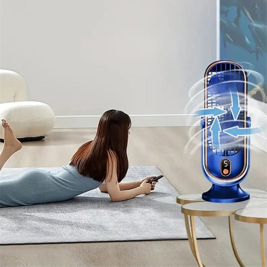 Tragbarer Tischventilator mit Klimaanlage und 5 Windgeschwindigkeiten