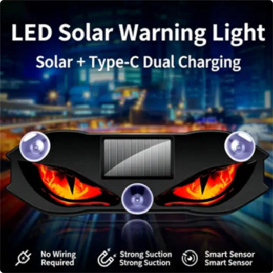 🚗🔆 Solarbetriebene LED-Warnleuchte fürs Auto – 49% RABATT! Solarbetrieben, wetterfest, automatische Aktivierung bei Dunkelheit – für mehr Sicherheit am Straßenrand. 🔥🛡️
