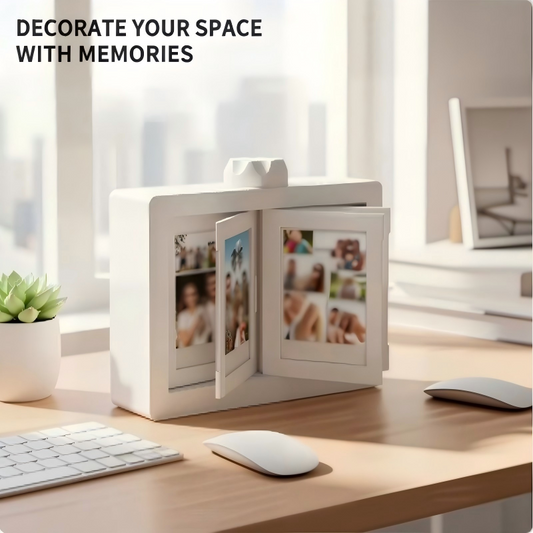 🔥 40% RABATT! 📸 Sofortbild-Fotoalbum als Drehrahmen ✨ Für 12–24 Fotos, Platzsparendes Design & Perfekt als Geschenk