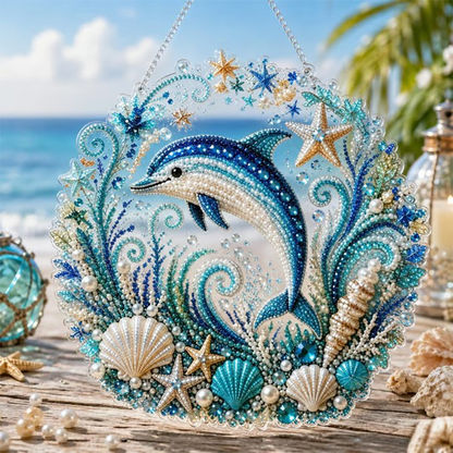 🌊 DIY-Gemälde "Meeresperle" – Gestalte dein eigenes, einzigartiges Wandbild mit wunderschönem Meeresmotiv